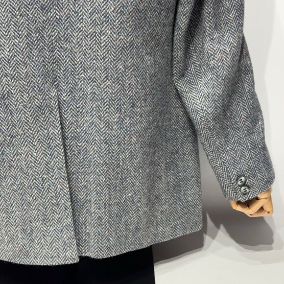 Magee Donegal Men’s Tweed Blazer Gray Handwoven Pure Irish New Wool Size 44L - Picture 8 of 13